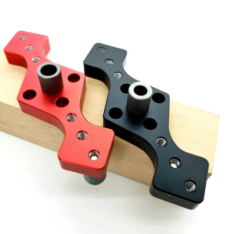 Jig Lubang Saku Vertikal Self-Centering 6/8/10mm